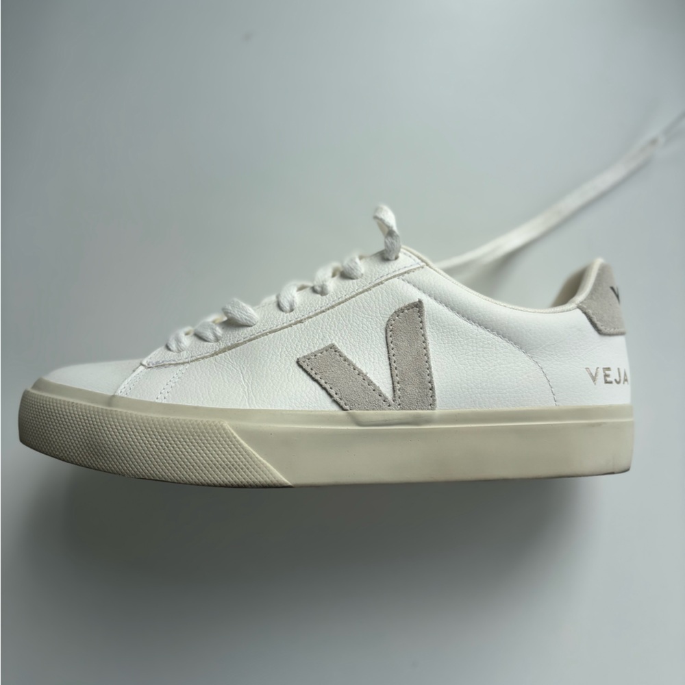Veja Women’s White and Beige Sneakers